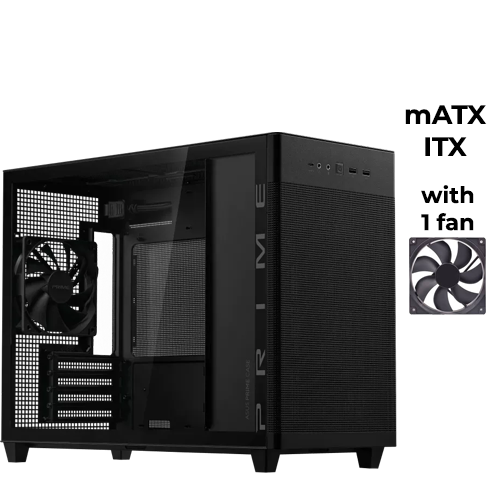 ASUS PRIME AP201 TG Black (mATX)