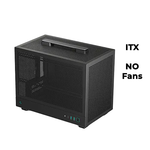 DeepCool CH160 Mesh Portable mini-ITX (Black)