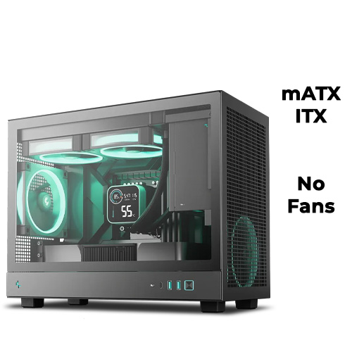 DeepCool CH160 Plus Portable (maTX) (Black)