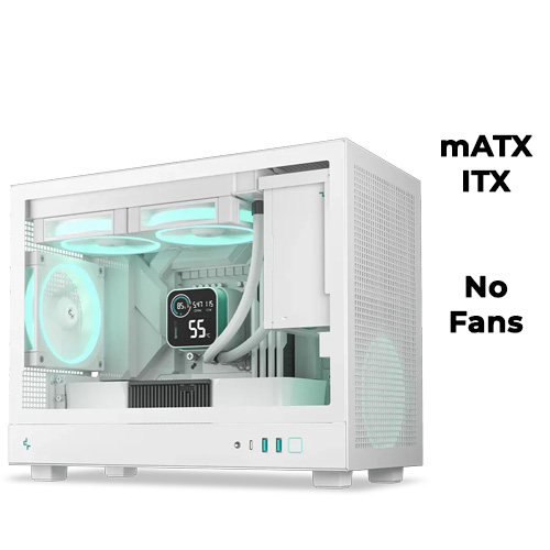 DeepCool CH160 Plus Portable (maTX) (White)