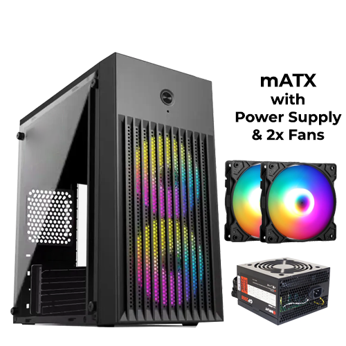 Inplay Lite X220 (Black) w/ GP250 PSU + 2x Fans