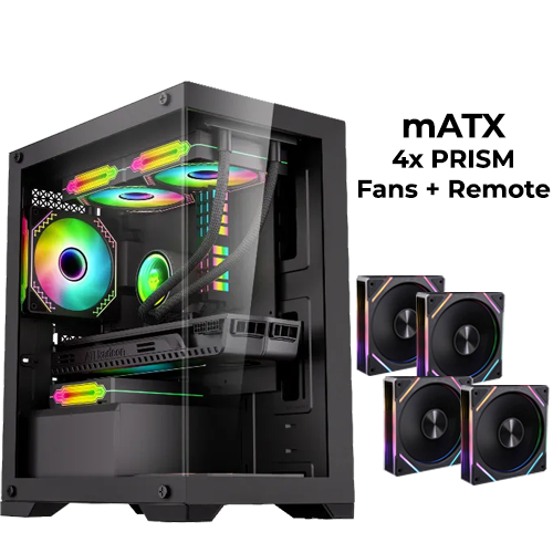 Inplay Openview V100 (Black) w/ 4x PRISM Fan + Remote