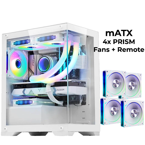 Inplay Openview V100 (White) w/ 4x PRISM Fan + Remote