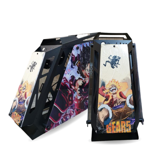 Keytech Cyborg One Piece (Black) w/ 6pcs Fan (mATX)
