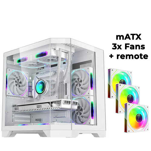 Keytech Robin Scene (White) w/ 3x Seaview Fans