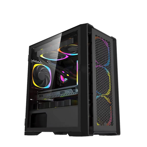 Keytech Visor Mesh (Black) (mATX) (with or without fans)