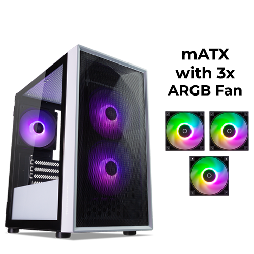 Tecware Forge M2 Ultra w/ 3pcs ARGB Fan