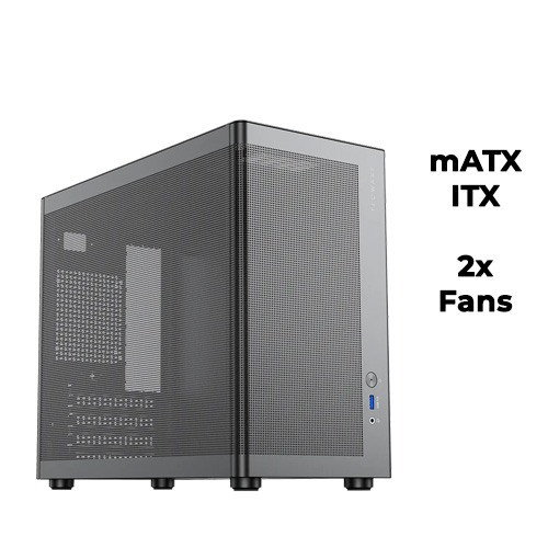 Tecware Fusion Air M2 w/ 2 Fans (ITX/mATX SFF)
