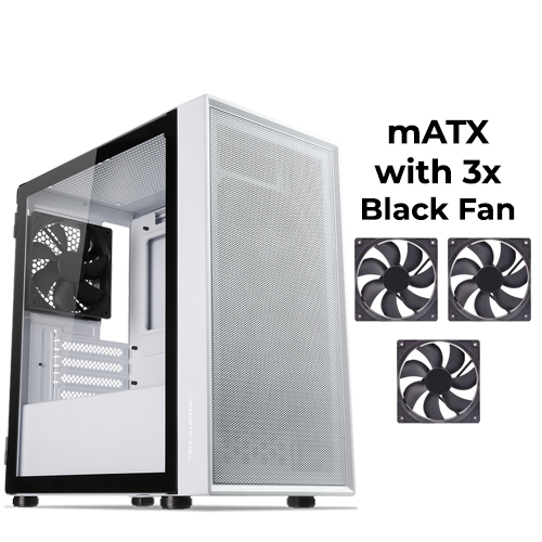 Tecware Nexus Air M2 (White) w/ 3pcs Fan