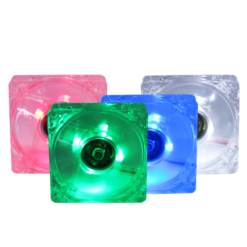 80mm LED Fan (Assorted Color)