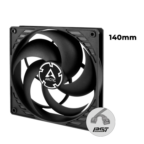 Arctic P14 PWM PST (Black) 140mm Fan