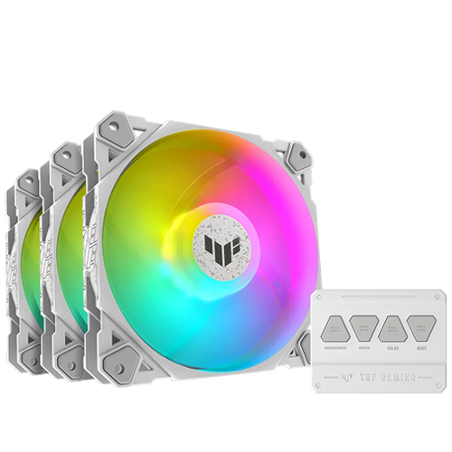 ASUS TUF TF120 ARGB (3-Pack Fan) White