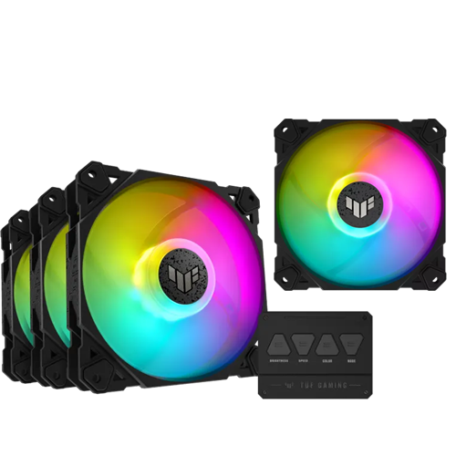 ASUS TUF TF120 ARGB (3-Pack) + Free TF120 Single Fan