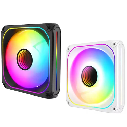 Coolman CM-07SF Drift Core (Black/White) ARGB Fan