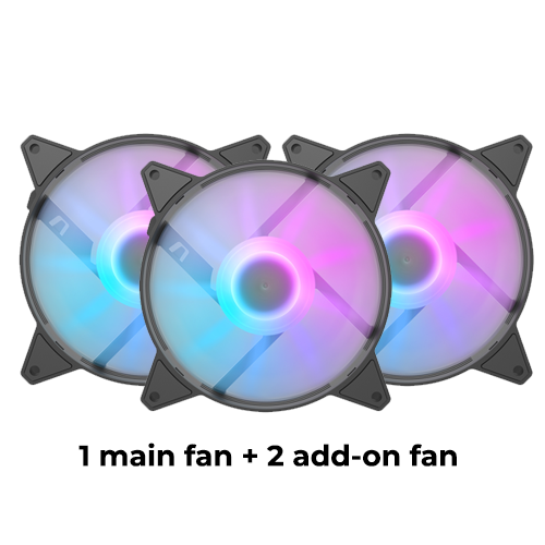 DarkFlash C6 ARGB (Black) 3in1 Fan
