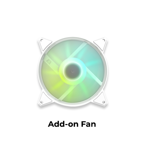 DarkFlash C6 ARGB (White) Add-on Fan