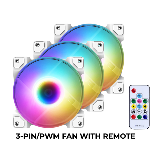 ID-Cooling DF-12025-ARGB TRIO SNOW Fan