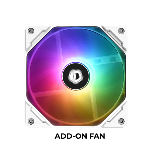 ID-Cooling TF-12025-ARGB SNOW Add-on Fan