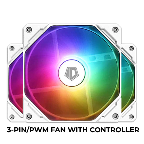 ID-Cooling TF-12025-ARGB TRIO SNOW Fan