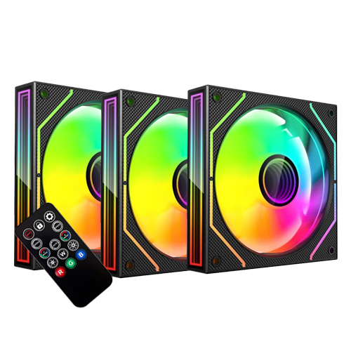 YGT Cyber 120IFB (Black) 3in1 Fan + Remote
