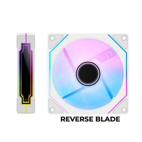 Ocypus Gamma F12 ARGB (White) Reverse Fan