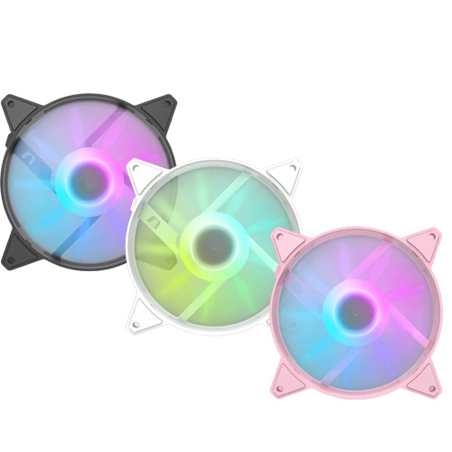 DarkFlash C6 ARGB (Black/White/Pink) Fan