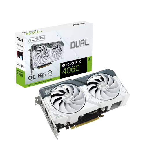 ASUS DUAL RTX 4060 WHITE OC 8GB GDDR6