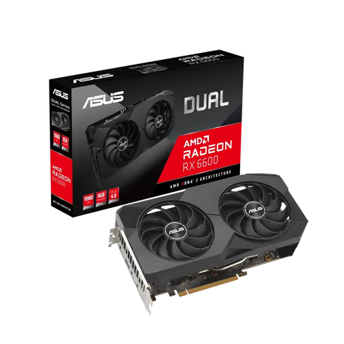 ASUS DUAL RX 6600 V2 8GB GDDR6