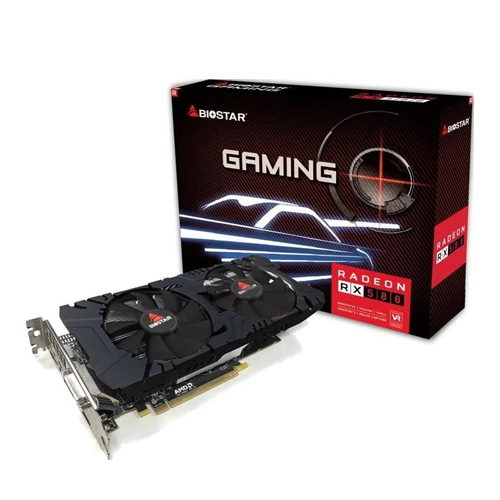 BIOSTAR RX 580 8GB 2048SP (Black)