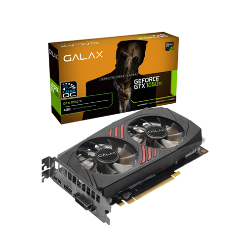 Galax GTX 1050Ti 1Click OC 4GB GDDR5 (Dual-Fan)