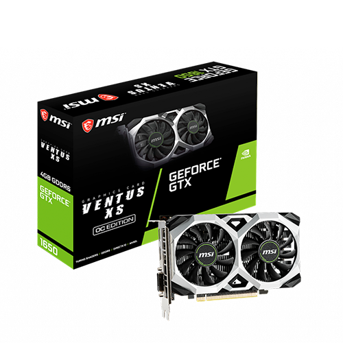 MSI GTX 1650 Ventus XS OCV3 4GB GDDR6