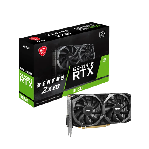 MSI RTX 3050 VENTUS 2X XS 8GB OC