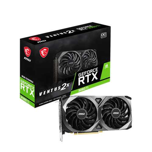 MSI RTX 3060Ti VENTUS 2X 8GB GDDR6X OC