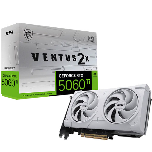 MSI RTX 5060Ti 8GB VENTUS 2X WHITE PLUS