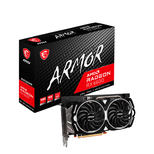 MSI RX 6600 ARMOR 8GB GDDR6