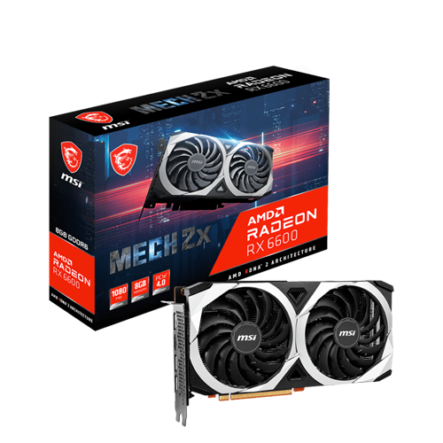 MSI RX 6600 MECH 2x 8GB GDDR6