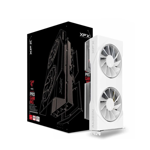 XFX Swift RX 9060XT 16GB OC White Gaming (Dual Fan)