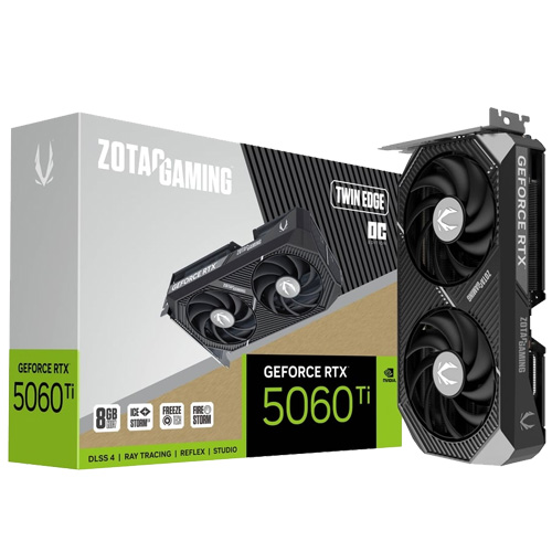 ZOTAC RTX 5060Ti 8GB Twin Edge OC GDDR7