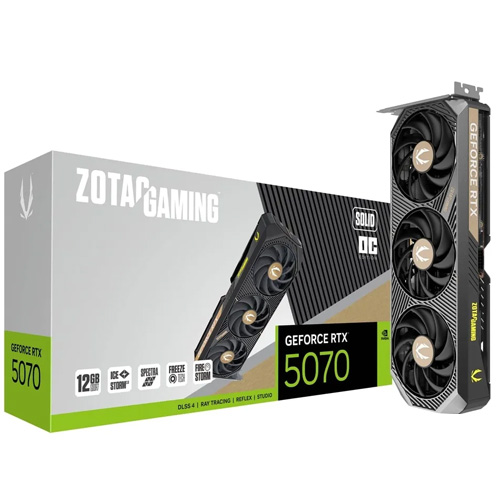 ZOTAC RTX 5070 Solid OC 12GB GDDR7