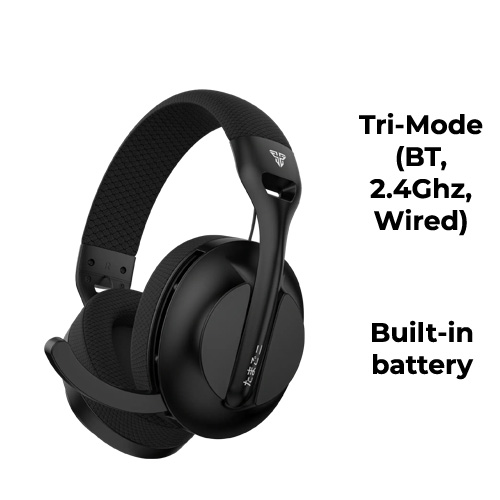 Fantech WHG04 Tamago II (Black) Tri-Mode Wireless Headset