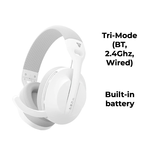 Fantech WHG04 Tamago II (White) Tri-Mode Wireless Headset