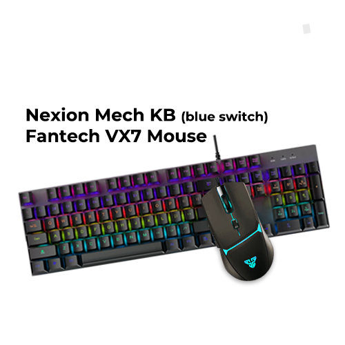 DUO Bundle (Black) (Mech KB & Gaming Mouse)
