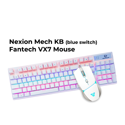 DUO Bundle (White) (Mech KB & Gaming Mouse)