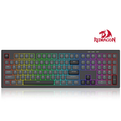 Redragon Crux (Grey-Black) Membrane Gaming Keyboard