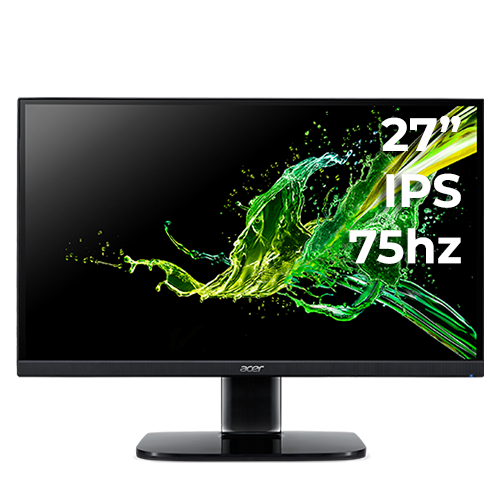 ACER KA272 27" IPS Frameless 75hz (VGA/HDMI)