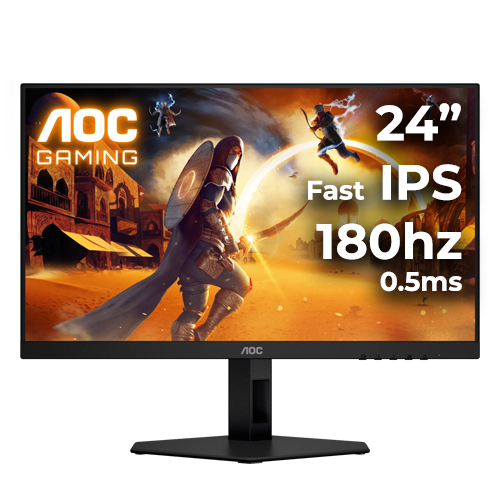 AOC 24G4E 24" 180Hz Fast IPS 0.5ms (HDMI/DP)
