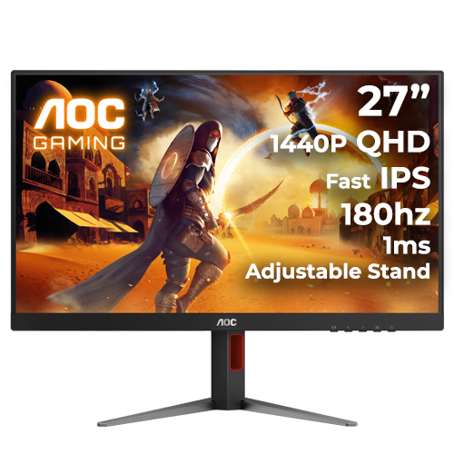 AOC Q27G4 27" 180Hz 1440P QHD Fast IPS 1ms