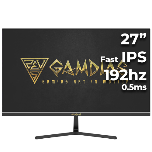 Gamdias Atlas 27F21 27" 192hz IPS 0.5ms (DP/HDMI)