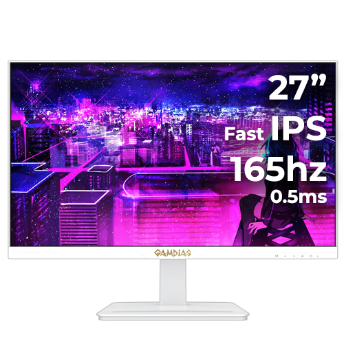Gamdias Venus HD27IFW 27" 165hz IPS 0.5ms (DP/HDMI)