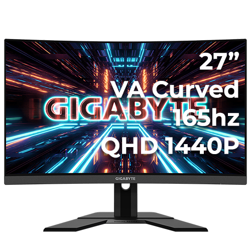 Gigabyte G27QC 27" 165hz VA Curved 1440P 1ms (DP/HDMI)